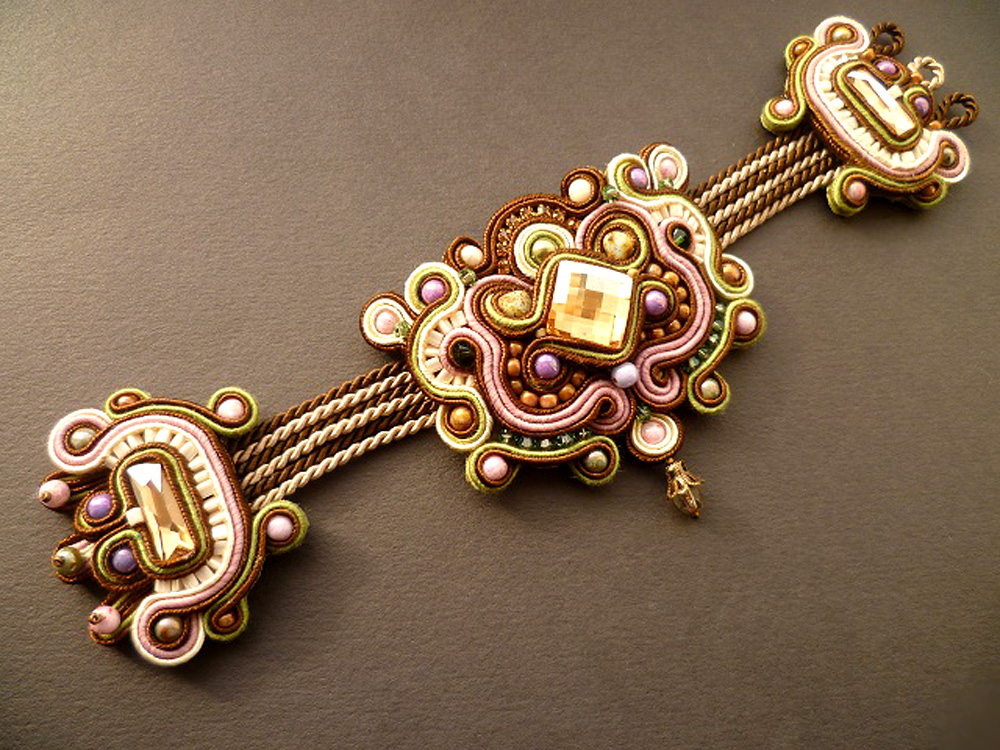 Soutache work by Csilla Papp